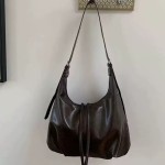 Wasteland-style retro underarm bag, trendy fashion tote bag, large capacity crossbody bag